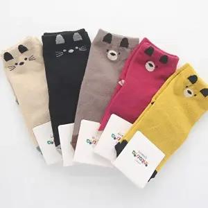 [셀러허브 패션]아동용 중목 양말 3-4세(2호) 5켤레 N166461 스타킹