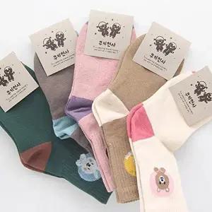 [셀러허브 패션]아동용 중목 양말 7-8세 4호 10켤레 N166383 아동의류