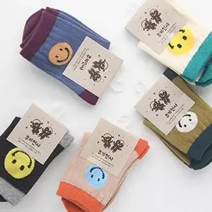 [셀러허브 패션]아동용 중목 양말 7-8세 4호 10켤레 N166373 스타킹