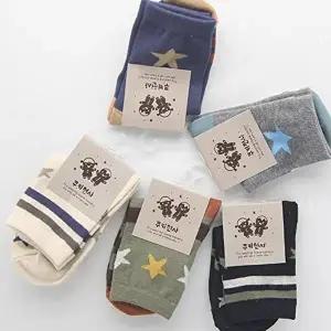 [셀러허브 패션]아동용 중목 양말 9-10세 5호 10켤레 N166354 타이즈