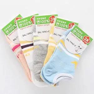 [셀러허브 패션]아동양말 5 6세용 단목 양말 6켤레 랜덤 N162591