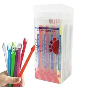 [셀러허브 스포츠레저]소형견용 미니 칫솔 24p 세트 D01881 입냄새제거