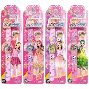 [콩심팥심]어린이시계 쥬얼리 공주 쥬얼리공주시계 랜덤어린이공주시계