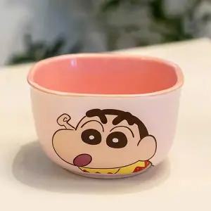 짱구 사각 투톤 세라믹 공기-핑크 WFGHT37