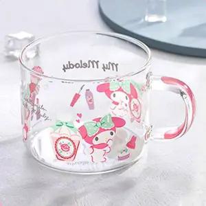마이멜로디 컬러 손잡이 유리컵 450ml WE95CF1