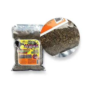 [셀러에이드]곤충사육매트 채집통 용품 넓적사슴 사육매트 먹이