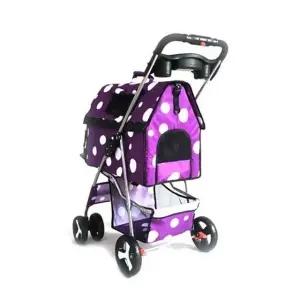 고품질 애견 유모차 외출 나들이 하우스 2in1 유모차 (WE22D1F)