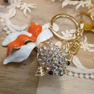 고품질 재물이 팍팍 잉어 열쇠고리 키링 잡화 (WE24571)