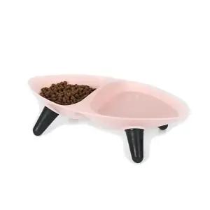 올리브 식탁 핑크 강아지 애견 개 밥 그릇 물 식기 사료 통 (W01EB70)