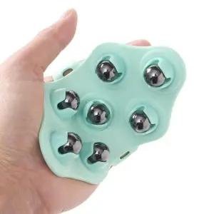 [셀러에이드]자석 마사지 장갑 360도 민트색 손마사지 도구