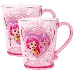 티니핑5 하트 투명 물컵 하츄핑 2P 어린이집 양치컵