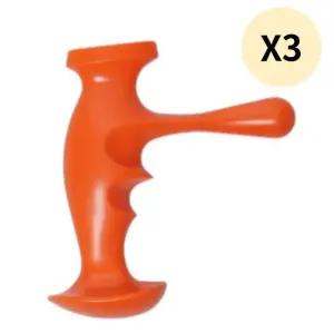 제로투히어로 근육 마사지기 지압 휴대용 오렌지 X3개