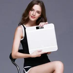 신광 강화유리체중계 LCD 디지털체중계 몸무게 저울 (화 블) 바디체중계 스마트체중계