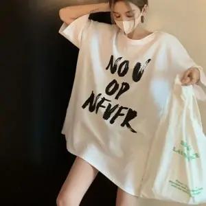 F007527_빈티지프린팅 루즈핏 롱 반팔티 나염티