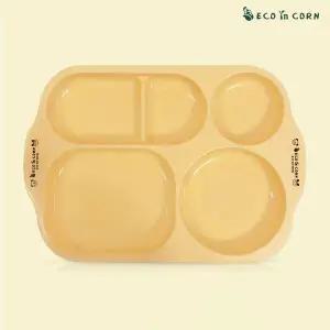 옥수수 식판 아기 유아식기 어린이 식사판