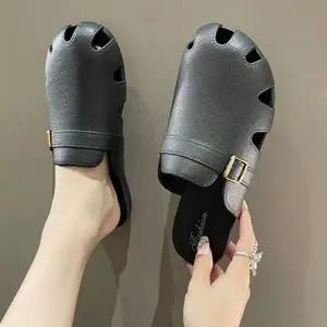 여성 버클장식 가벼운 베이직한 뮬 블로퍼