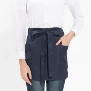 허리형 미니 엉덩이덮개 앞치마 1 네이비 요리 주방