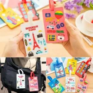 [콩심팥심]캐리어 실리콘 캐주얼 네임택 골프백 필수템 여행 가