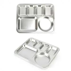 스텐 27종 단체급식 4찬 성인 식판 37.2x29.2cm 40호