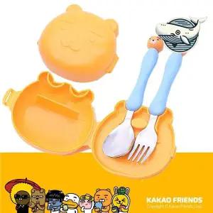 프렌즈 디자인 아기 수저포크 귀여운 식기류