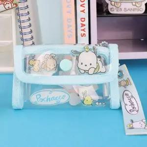 [콩심팥심]산리오 투명 키링 카드지갑 포차코 1P 예쁜 동전 지갑