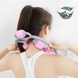 [골드스마일]다기능 마사지롤러 허벅지 목 어깨 종아리