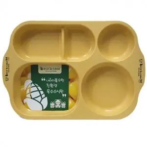 에코인 5구 옥수수식판그릇 간식그릇 어린이집식판
