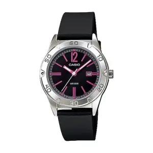카시오 LTP-1388-1E 캐쥬얼 여성 아날로그 우레탄 손목 시계