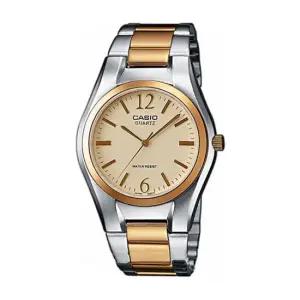 카시오 MTP-1253SG-9A 남성 아날로그 콤비 메탈 손목 시계