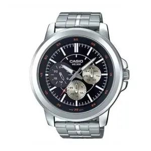 카시오 MTP-X300D-1E 남성용 아날로그 메탈 손목 시계