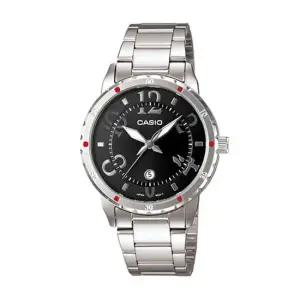 카시오 LTP-1311D-1A 여성 아날로그 메탈 손목 시계