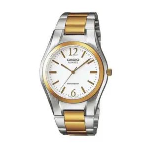 카시오 MTP-1253SG-7A 남성 아날로그 콤비 메탈 손목 시계