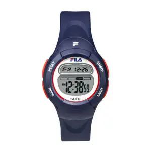 휠라 38-213-001 여성 어린이 우레탄 밴드 전자 손목 시계