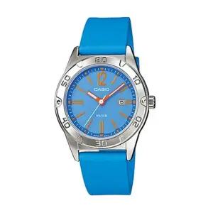 카시오 LTP-1388-2E 캐쥬얼 여성 아날로그 우레탄 손목 시계