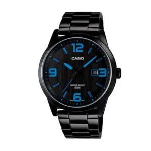 카시오 MTP-1382D-1A2 남성 아날로그 메탈 손목 시계