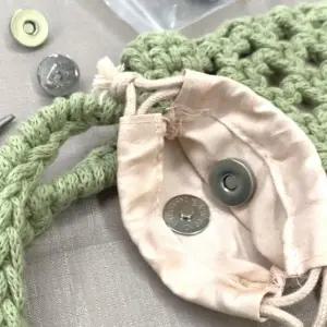 핀타입 똑딱이 자석 단추 실버 중형 5P 스냅 똑단추 똑딱단추