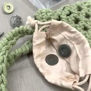 핀타입 똑딱이 자석 단추 블랙 중형 5P 스냅 똑단추 똑딱단추