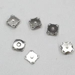 가방 옷수선 똑딱이 자석 단추 실버 소형 5P 스냅 달기 똑단추