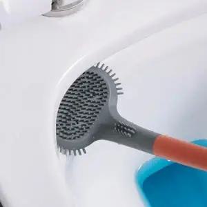 실리콘 변기 브러쉬 화장실 양변기 청소솔 변기솔