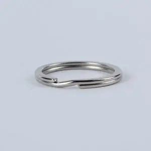 연결 고리 납작 이중 오링 실버 25mm 10P 키링 부자재 재료