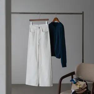 (안나앤플러스) 루오 세미 와이드 팬츠[팬츠DYK52] 빅사이즈