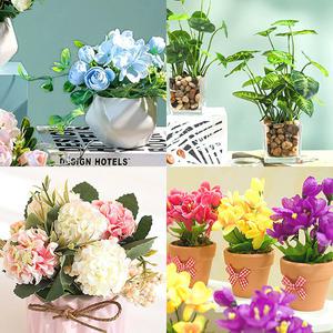 예쁜 조화화분-조화 장식 미니화분 셀프 인테리어소품