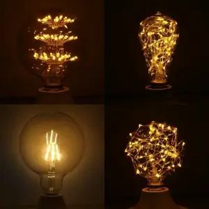 LED 에디슨전구 눈꽃 은하수 백열 램프 조명 별 다이아몬드