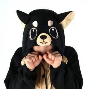 사계절 동물잠옷 강아지 (블랙) / 치와와