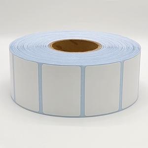 유포감열지라벨 40x30 1500매 지관40 (1롤) 절취선:있음 /냉동/냉장