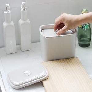 물빠짐 미니 압축 음식물 쓰레기통 가정용 원룸 1인용 음식물처리