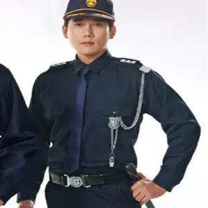 겨울경비복 경비셔츠 바지 아파트경비원 겨울등산바지