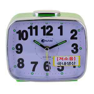 탁상시계 국산시계 네모시계 알람시계 K004 그린