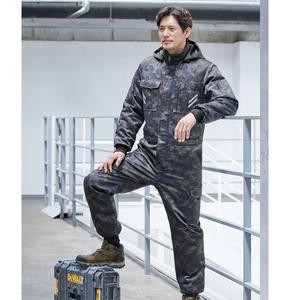 겨울작업복 [ 지벤 ZB-S1896 ] 스즈끼복 일체형정비복 카무플라쥬 방한정비복