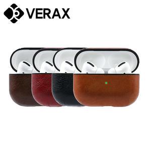 EC066 에어팟 프로 3세대 심플 고급 하드 가죽 케이스